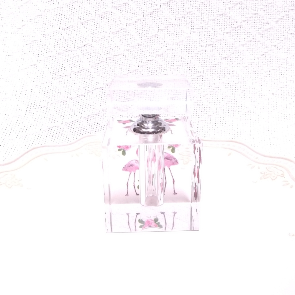Simon Designs Flamingo Crystal Perfume Bottle - Picture 9 of 13